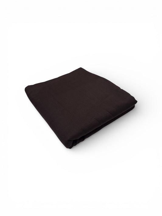 Turban Fabric - Full Voile (Dark Brown)